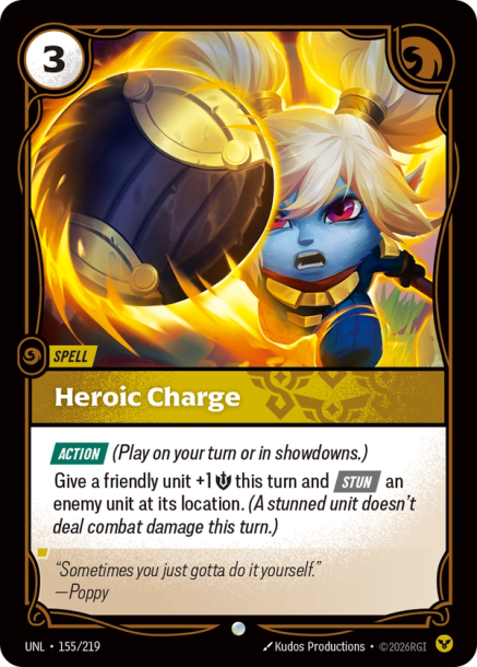 Heroic Charge Frente