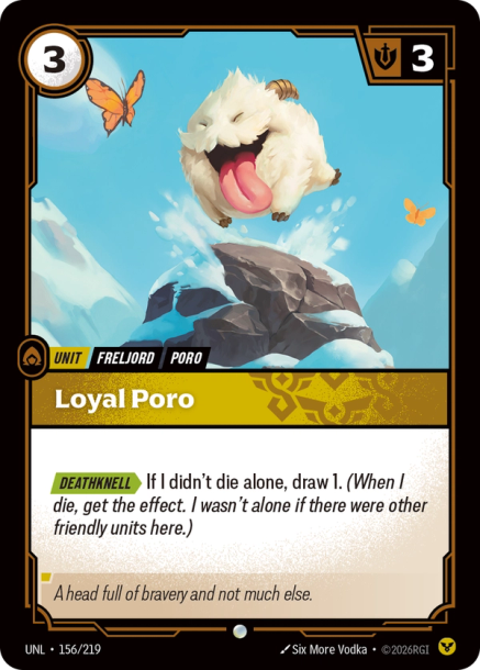 Loyal Poro Frente