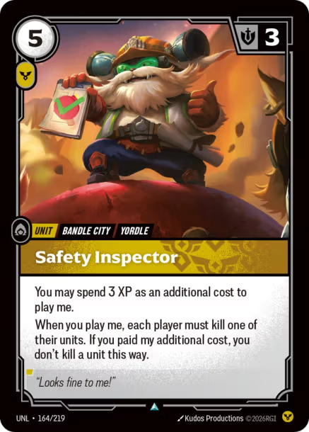 Safety Inspector Frente