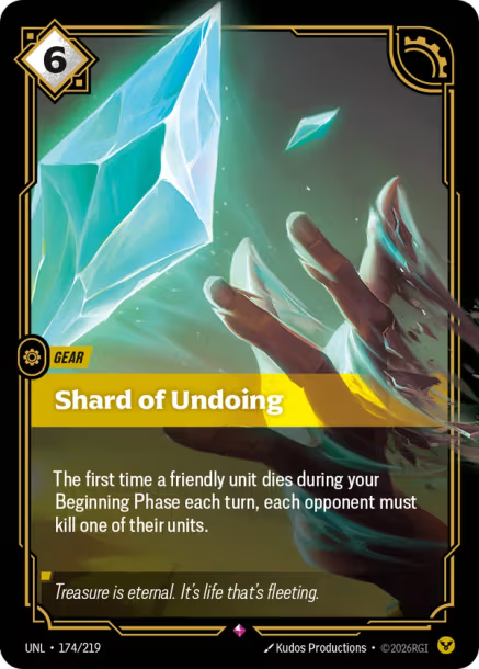 Shard of Undoing Card Front