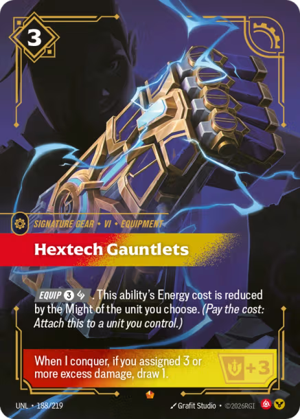 Hextech Gauntlets Frente