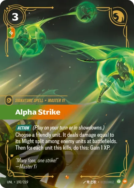 Alpha Strike Frente