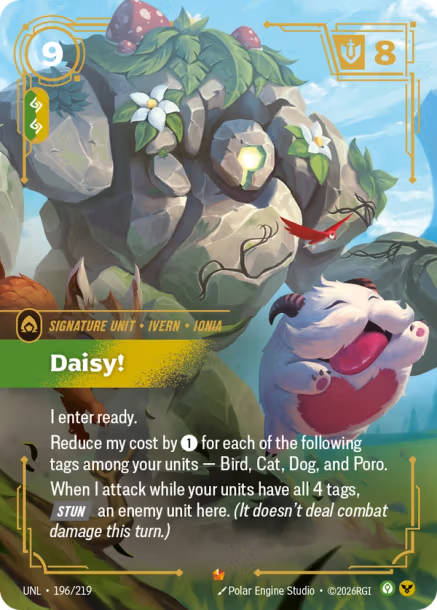 Daisy! Card Front