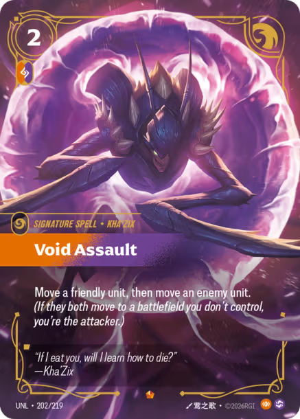 Void Assault Card Front