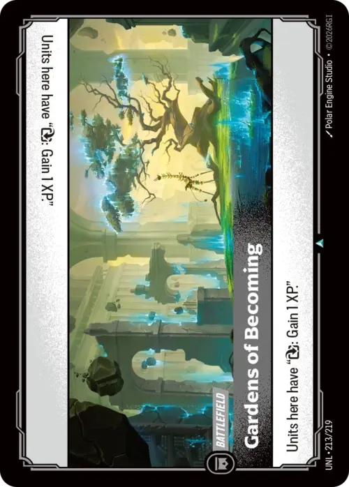 Gardens of Becoming Card Front