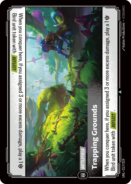 Trapping Grounds Card Front