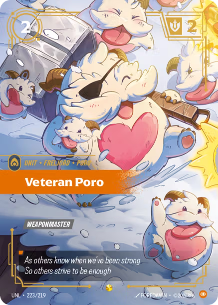 Veteran Poro Frente