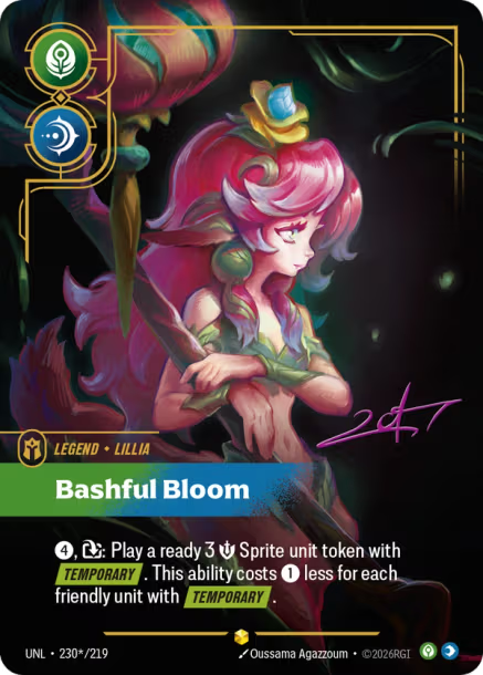 Bashful Bloom Card Front