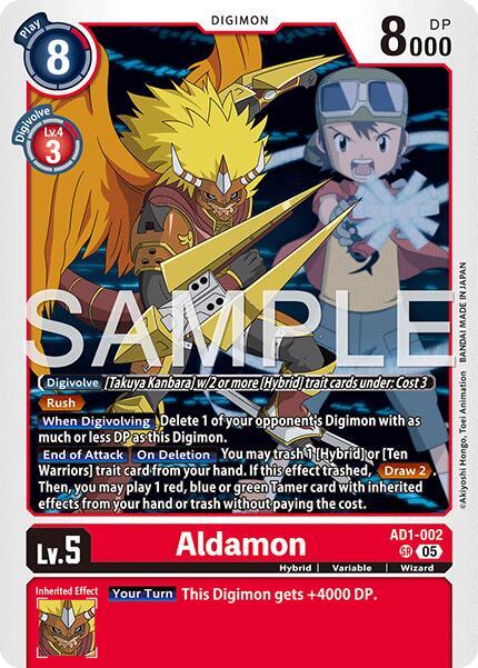 Aldamon Card Front