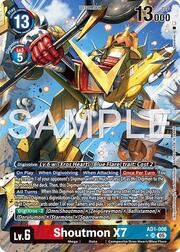 Shoutmon X7 · Alternate Art AD1-006a