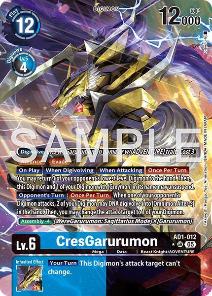 CresGarurumon Frente