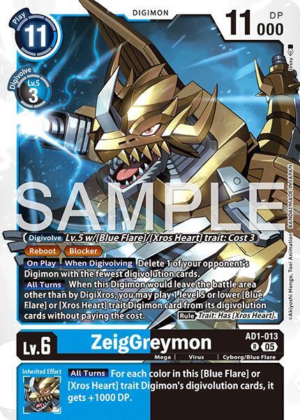 ZeigGreymon Card Front