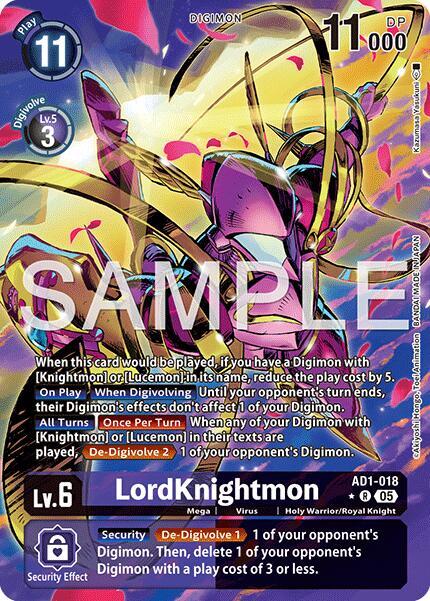 LordKnightmon Card Front