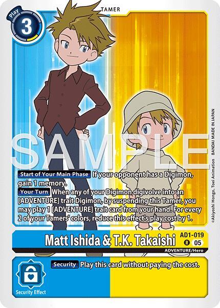 Matt Ishida & T.K. Takaishi Card Front