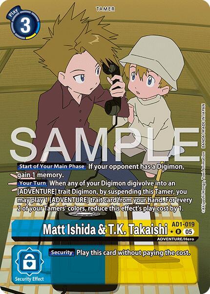 Matt Ishida & T.K. Takaishi Card Front