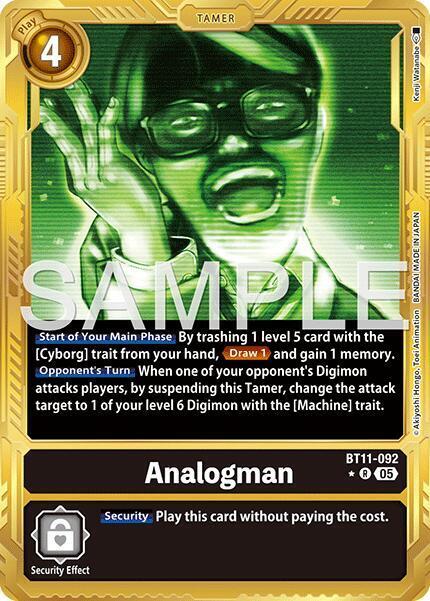 Analogman Card Front