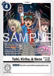 Taiki, Kiriha, & Nene · Reprint BT11-095