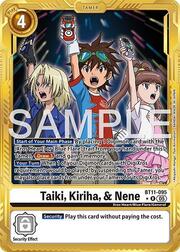 Taiki, Kiriha, & Nene · Gold Border BT11-095g