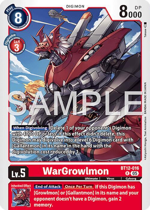 WarGrowlmon Card Front