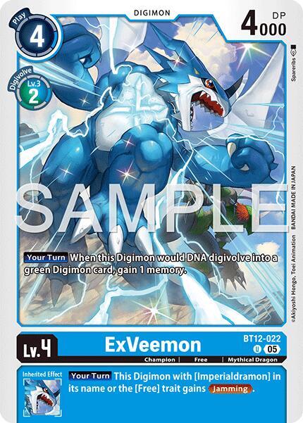 ExVeemon Card Front