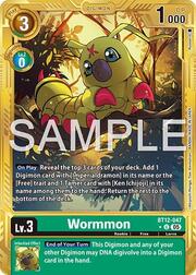 Wormmon · Gold Border BT12-047g