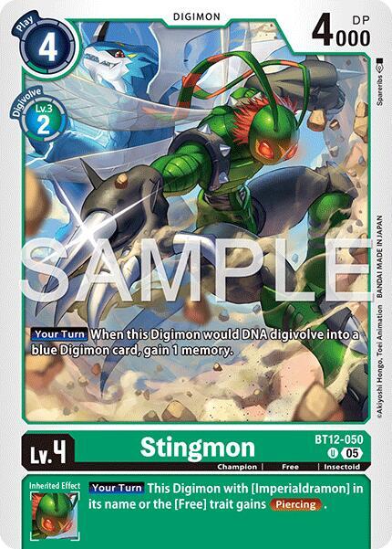 Stingmon Card Front