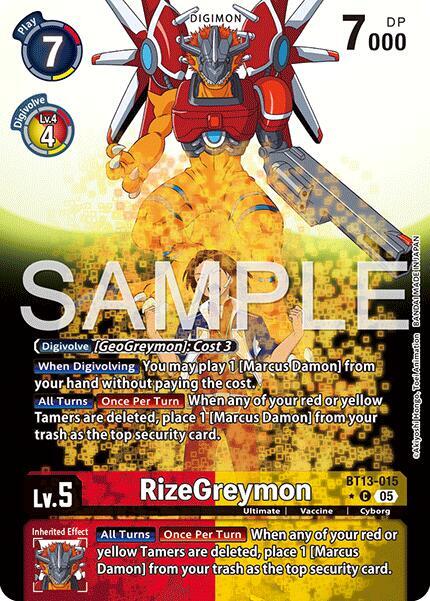 RizeGreymon Frente
