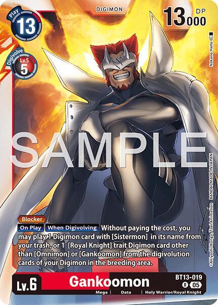 Gankoomon Card Front