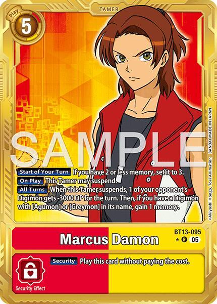 Marcus Damon Card Front