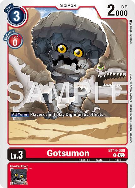 Gotsumon Card Front