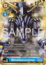 MetalGarurumon · Gold Border BT15-101sec-g