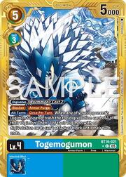 Togemogumon · Gold Border BT16-021g