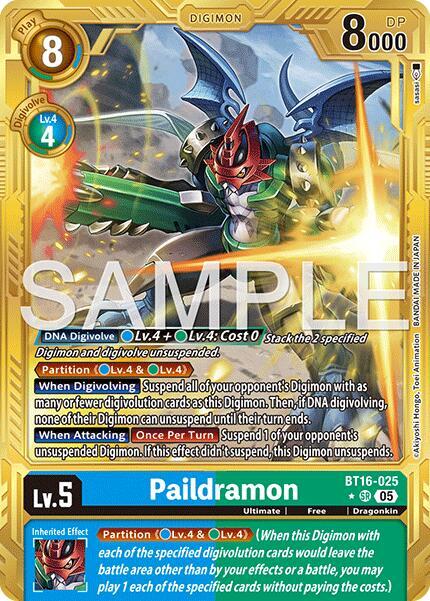 Paildramon Card Front