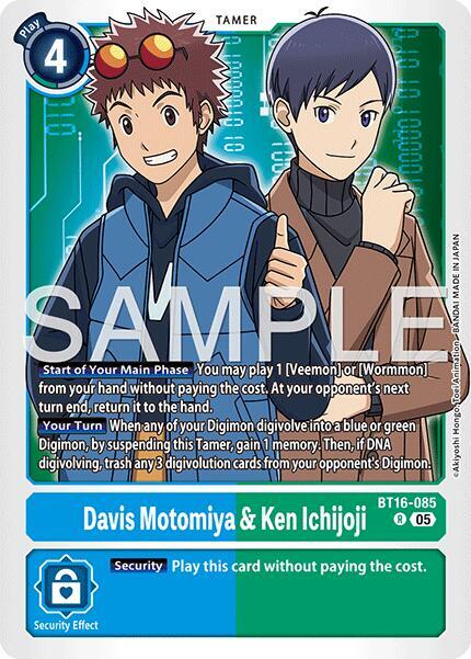 Davis Motomiya & Ken Ichijoji Card Front