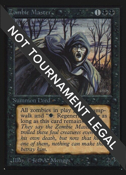 Zombie Master Card Front