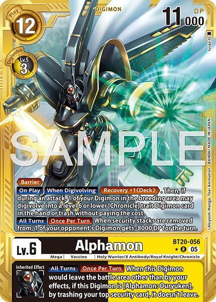 Alphamon Card Front