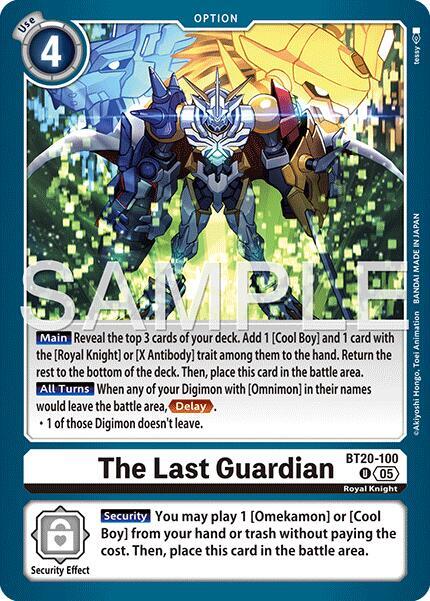 The Last Guardian Card Front