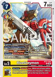 RizeGreymon · Reprint BT21-044