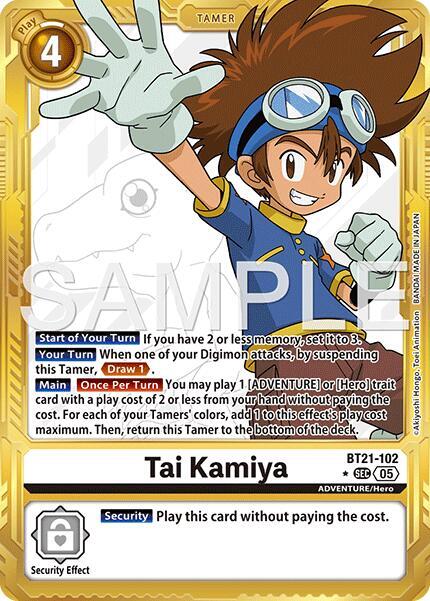 Tai Kamiya Card Front