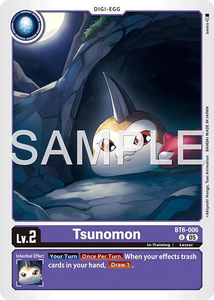 Tsunomon Card Front