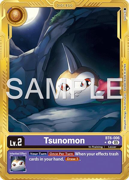 Tsunomon Card Front