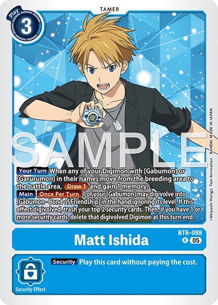 Matt Ishida Card Front