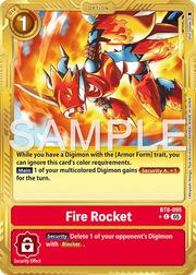 Fire Rocket · Gold Border BT8-095g