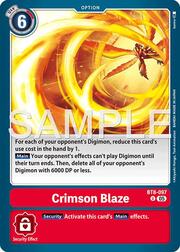 Crimson Blaze · Reprint BT8-097