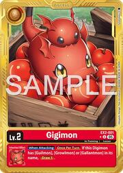 Gigimon · Gold Border EX2-001