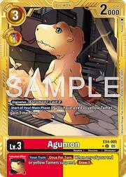 Agumon · Gold Border EX4-005g