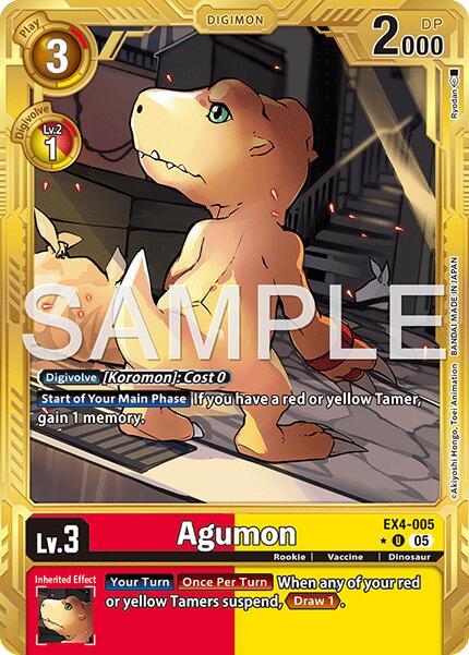 Agumon Card Front