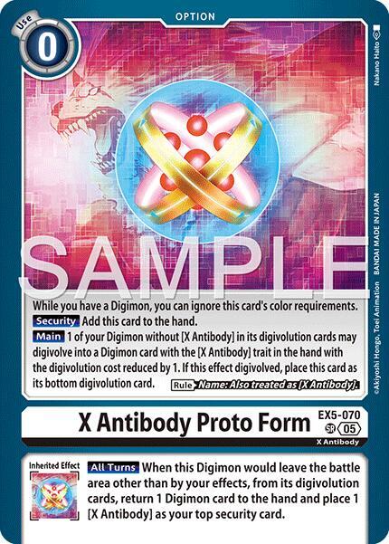 X Antibody Proto Form Frente
