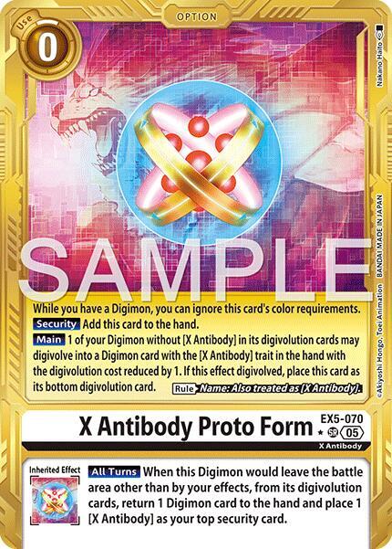 X Antibody Proto Form Frente