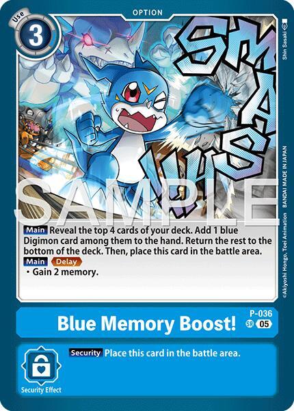 Blue Memory Boost! Frente